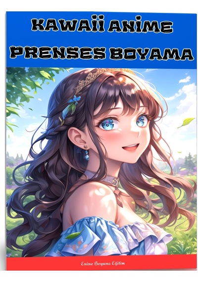Kawaii Anime Prenses Boyama Kitabı