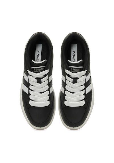 Kinetix College Pu 5pr Siyah Unisex Sneaker 000000000102016695 Siyah-beyaz