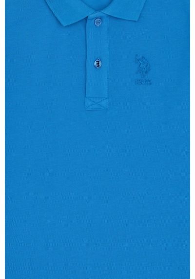 U.S. Polo Assn. Erkek Çocuk Saks Basic Polo Yaka Tişört 50279572-VR045