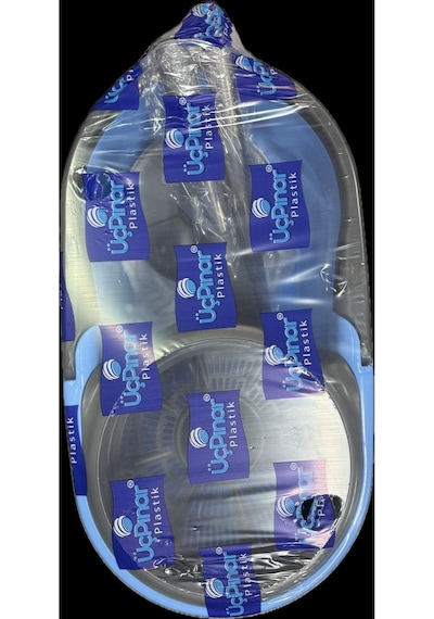 Üçpınar Döner Başlıklı Mikrofiber Otomatik Sıkmalı Temizlik Seti 360 Dönen Mop Paspas Ve Yıkama Kovası