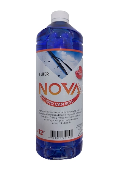 Nova Ultra -12 Derece Antifrizli Oto Cam Suyu 1 Litre