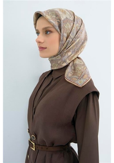 Armine Saf İpek Sura Eşarp 9540d 32 Çok Renkli