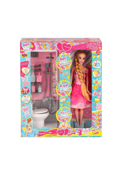 Oyd-02387 Bebek Ve Banyo Oyun Seti -eco Lounge