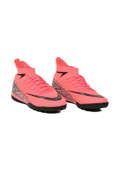 Laliga Pembe-siyah Bağcıklı Bilekten Sarmalı Unisex Halı Saha Ayakkabısı 610 Süperfly G
