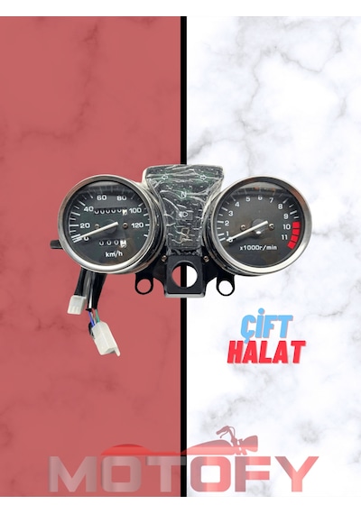 Mondial Kt 125 Kilometre Saati Gösterge Paneli Çift Halat - Devir Saati Telli