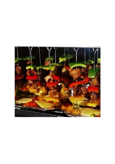 10 Adet Paslanmaz Çelik Mangal Şişi Seti 20 Cm Metal Çöp Şiş Ve Izgara Şişleri Evimdeyokyok