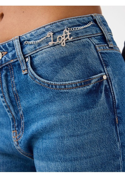 LOFT Bella Regular Fit Kadın Pantolon Lf2041768 Q1.v1 Denim