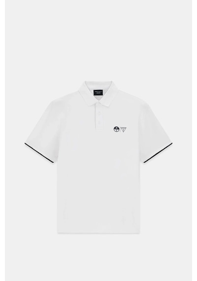 Guess Guessxns Regular Fit Erkek Polo T-shirt M6gp47k3323 Beyaz