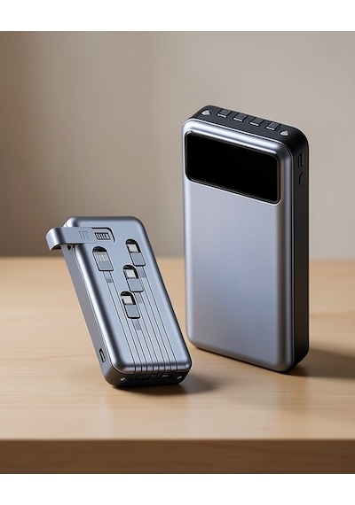 Powerbank 20.000 Mah Hızlı Şarj Taşınabilir Usb Girişli Çok Renkli