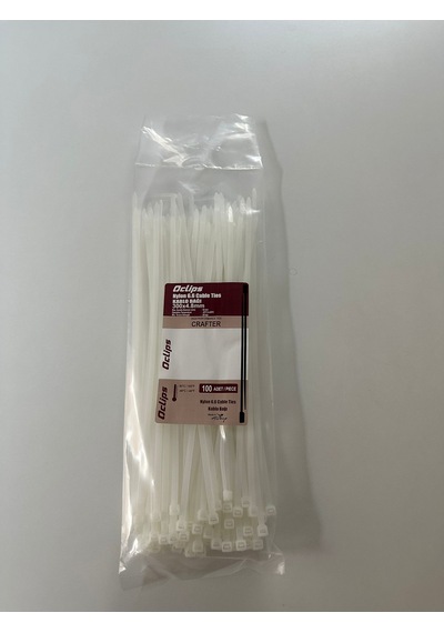 300 X 4,8 Kablo Bağı 100 Adet Beyaz