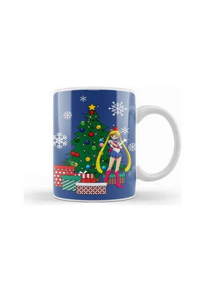 Sailor Moon Around The Christmas Tree Kupa Bardak Porselen Karışık