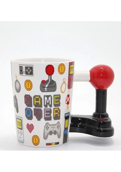 Porselen Game Over Kupa Bardak Alk2557 Renkli