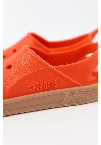 Boatilus Cloggy-b Coral/beige Kız Çocuk Sandalet Turuncu