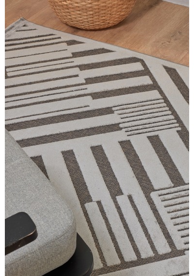 Kaşmir Halı 7/24 İskandinav Kopenhag 120x180 CM Salon Mutfak Halısı Yolluk Kilim