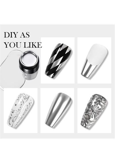 Born Pretty 5ml Silver Metalik Drawing Çizim Jeli 56536