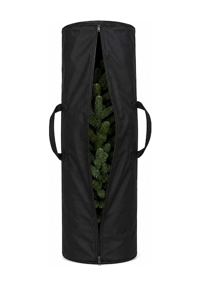 180 X 60 Çam Ağacı Taşıma Ve Saklama Çantası 120x40 Cm Fermuarlı Su Geçirmez Siyah Yılbaşı Ağacı Çantası 180 Cm