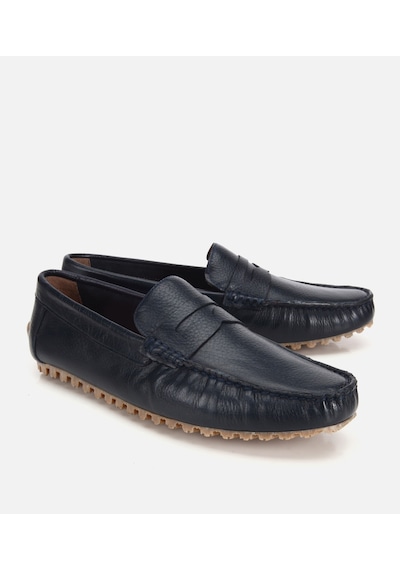 Hotiç Erkek Deri Lacivert Comfort Günlük Loafer