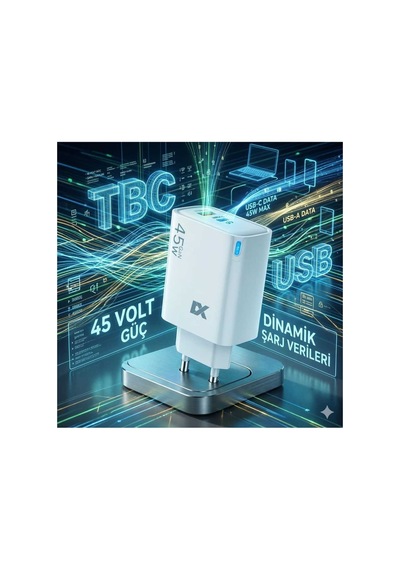 Deluxse DS-45 45W Type-c & Usb Giriş Adaptör