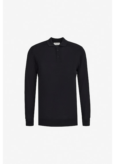 AC&Co / Altınyıldız Classics Erkek Sıyah Yünlü Standart Fit Normal Kesim Polo Yaka Basic Triko Kazak SIYAH AC&Co / Altınyıldız Classics Erkek Sıyah Yünlü Standart Fit Normal Kesim Polo Yaka Basic Triko Kazak SIYAH