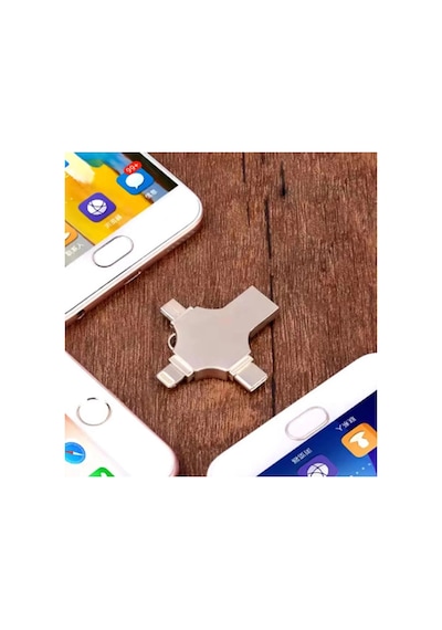 Otg 4in1 Cep Telefonu Çok Fonksiyonlu Usb Flash Bellek 128 Gb Type-c, Micro Sd Ve Kart Okuyucu Diğer