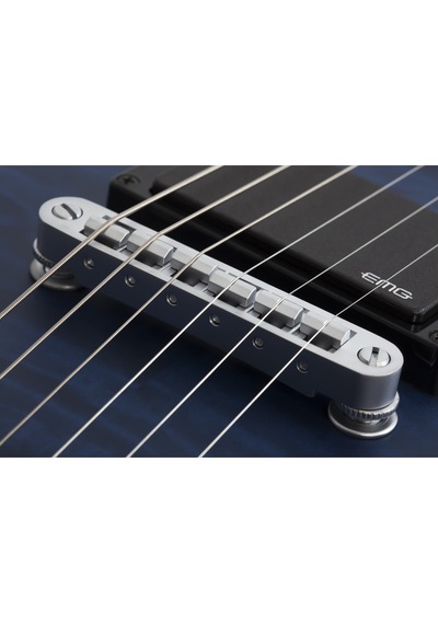 Schecter C-1 Platinum Elektro Gitar Thru Midight Blue