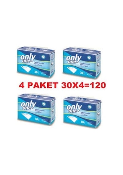Only One 60 x 90 CM Yatak Koruyucu Örtü 30'lu x 4 120 Adet