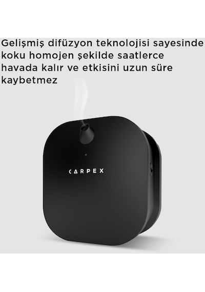 Carpex Micro Difüzör Koku Makinesi Siyah + Ginger Flowers 50 ML