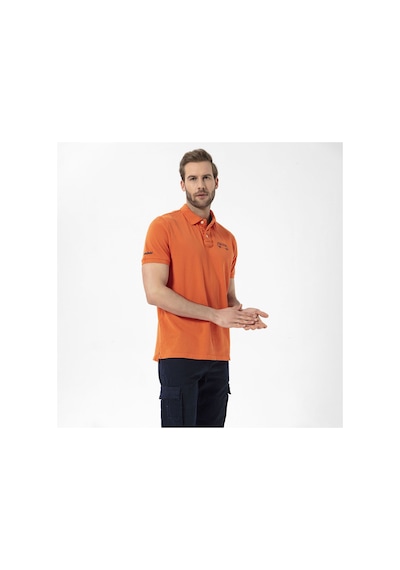 Routefıeld Routefield Erkek Polo Tişört Post Turuncu 25322 Turuncu