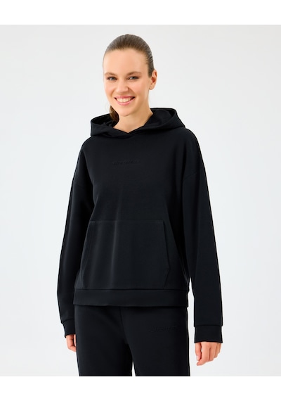 Skechers W Essential Hoodie Sweatshirt Kadın Siyah Sweatshirt S2610013-3817 Siyah