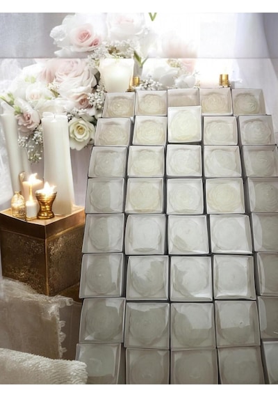 Bernami Mumluk Şamdanpinterest 20 Adet Beyaz Kutulu Şakayık Mum Hediyelik, Nişan, Düğün, Sünnet, Söz, Kına, Doğum Günü Diğer