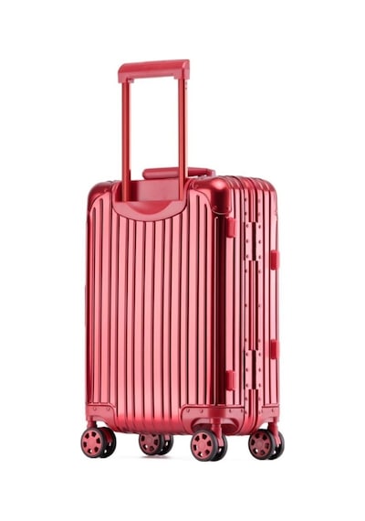 Monat Luggages Monnat Al-01 Alüminyum Kırmızı Büyük Boy Valiz Diğer