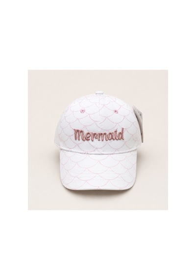 Kitti Kız Çocuk Mermaid Nakışlı Desenli Şapka Beyaz Kitti Kız Çocuk Mermaid Nakışlı Desenli Şapka Beyaz