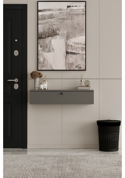 Asur 90 Cm Dresuar 100% Mdf Gri