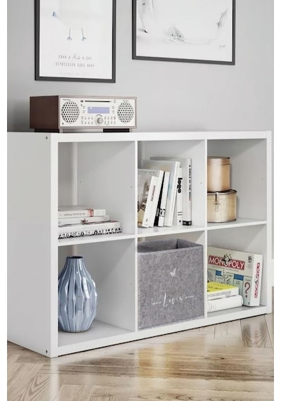 Digithome Keçe Çok Amaçlı Raf Düzenleyici Kutu Organizer 30 Cm Gri - 103679 C1-1-152