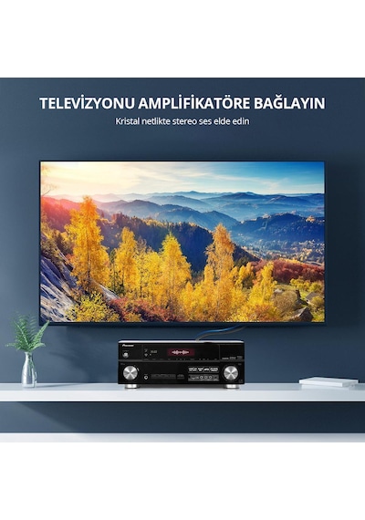 Ugreen 2rca To 2rca Ses Kablosu, 3 Metre, 10519