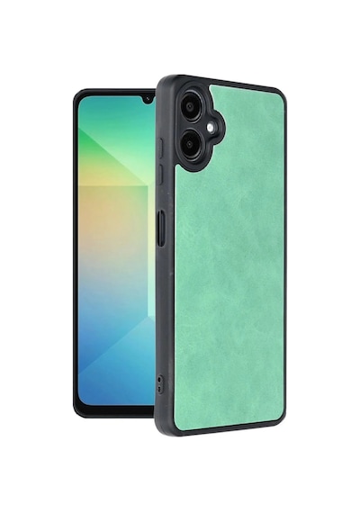 Samsung Galaxy A06 Kılıf Aras Deri Kapak - Koyu Yeşil