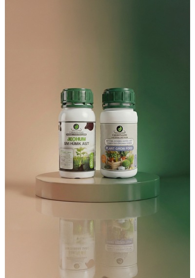 Jeohum Sıvı Hümik Asit 500 Ml + Plant Grow Food 500 Ml Sıvı Organik Gübre Set 1000