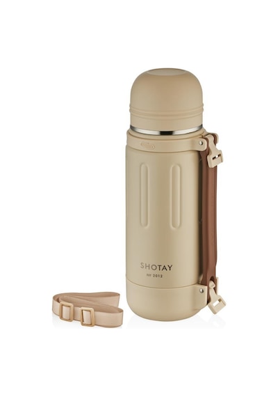Shotay Çelik Termos Take Trip 1200ml Krem