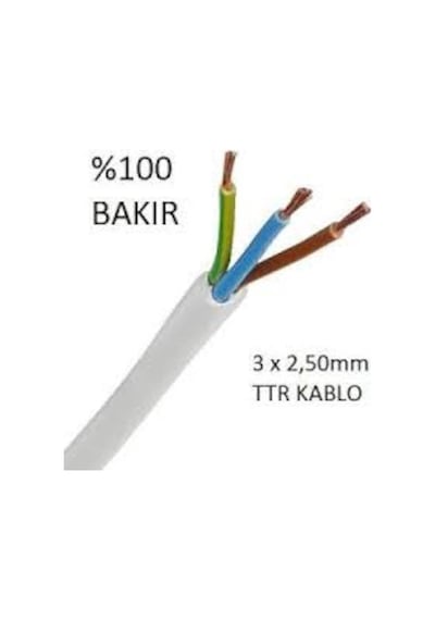 Çarkıt Cmk Cable 3X2,5 Ttr Çok Telli Kablo Tam Kesit %100 Bakır