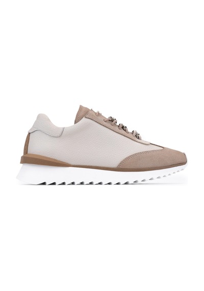 Tamer Tanca Kadın Hakiki Deri Bej Sneakers & Spor Ayakkabı 1201 4004 Bn Ayk Y26 Bej Fltr/bej Suet