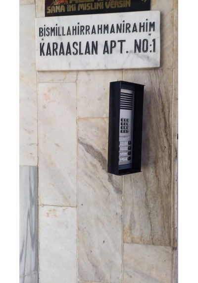 Diafon 15x42,5x11 Koruma Zil Paneli Açı/yön Çevirme Ve Yağmur Koruma Aparatı