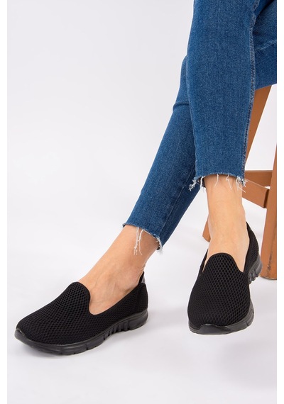 Fox Shoes Siyah Kadın Ayakkabı F328344804 Siyah