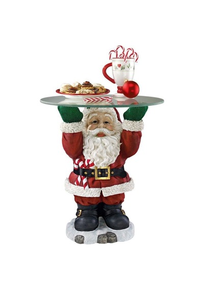 Reçine Noel Baba Snack Ekran Stand Vıvıd Renk Yönetimi İle Uygun Partik Dekan Denetimi C