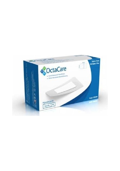 Octacare 20509 Steril Esnek Yara Örtüsü 5cm x 9cm 50 Adet