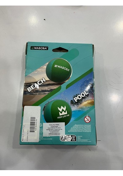 Waboba Deluxe Beach Ball, 35.6 Cm Çap, Şişirilebilir, Dayanıklı Polyester Kılıf, Havuz Ve Plaj Topu