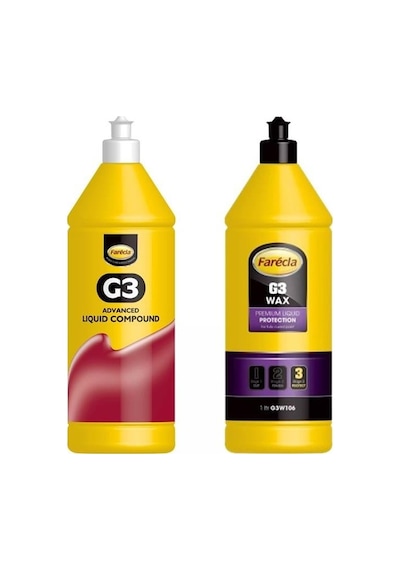 Farecla G3 Sıvı Pasta 1 Litree ++ Farecla G3 Wax Cila 1 Litre