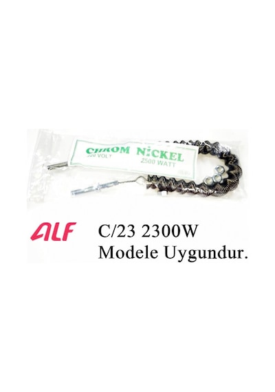 Alf C/23 2300w Modele Uyumlu 2500w İnfrared Soba Isıtıcı Rezistans Teli Yatay