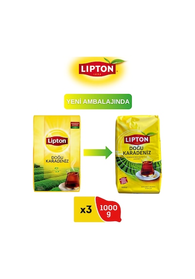 Lipton Doğu Karadeniz Bergamot Aromalı Siyah Dökme Çay 3 x 1 KG