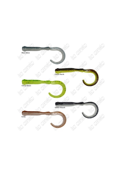 Spro Free Style Urban Curl 6,5cm Silikon Yem
