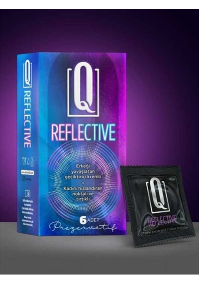 Q Reflective 6'lı Prezervatif - C-5130